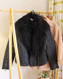 Mongolian Moto Jacket: Alternate View #1