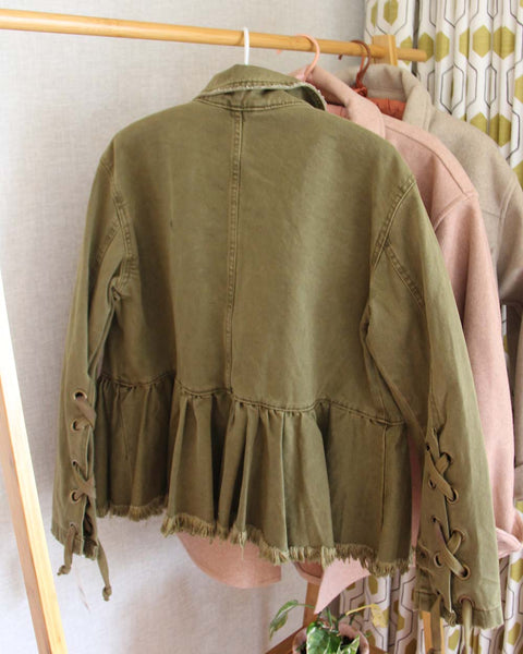 Free top People military jacket