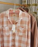 Pink Plaid Cozy Shirt: Alternate View #2
