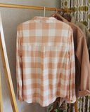Pink Plaid Cozy Shirt: Alternate View #3