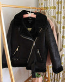 Suede Shearling Coat: Alternate View #1