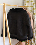 Suede Shearling Coat: Alternate View #3