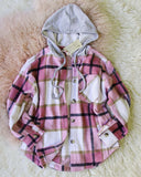 Bonfire Pink Plaid Shirt Jacket: Alternate View #4