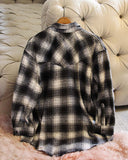 Boyfriend's Barn Shirt in Black: Alternate View #5