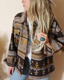 Bozeman Cozy Jacket in Wheat: Alternate View #2