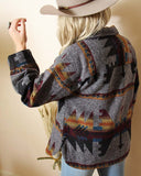 Bozeman Cozy Jacket in Smoke: Alternate View #4