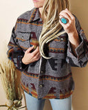 Bozeman Cozy Jacket in Smoke: Alternate View #2