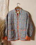 Cottage Floral Quilt Jacket: Alternate View #4