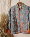 Cottage Floral Quilt Jacket: Alternate View #5