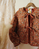 Lovie Quilted Jacket in Rust: Alternate View #2