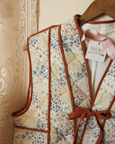 Goldie Quilted Floral Vest: Alternate View #3
