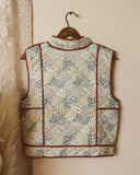 Goldie Quilted Floral Vest: Alternate View #5