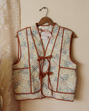 Goldie Quilted Floral Vest: Alternate View #1