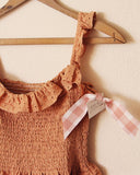 French Eyelet Smock Layering Top: Alternate View #4