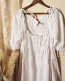 French Cotton Dress: Alternate View #1