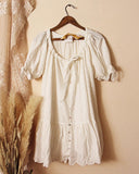 French Eyelet Dress: Alternate View #1