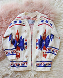 Johnny Aztec Sweater in White: Alternate View #3