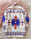 Johnny Aztec Sweater in White: Alternate View #5