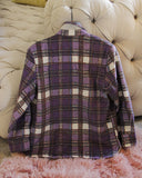 Lavender Plaid Shirt Jacket: Alternate View #8