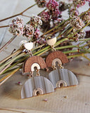 Modern Earrings: Alternate View #1