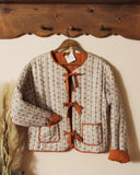 Orange Berry Quilt Coat: Alternate View #2