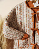 Orange Berry Quilt Coat: Alternate View #4