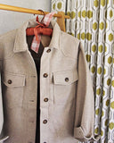 Oat & Sage Shirt Jacket: Alternate View #1