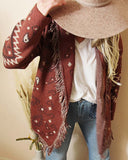 Paisley Blanket Sweater in Red Rocks: Alternate View #7