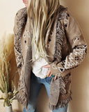 Paisley Blanket Sweater in Sand: Alternate View #4