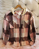 Pink Gingham Plaid Shirt Jacket: Alternate View #3