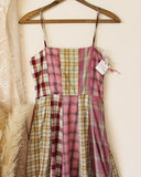 Sweet Plaid Maxi Dress: Alternate View #2