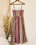 Sweet Plaid Maxi Dress: Alternate View #7