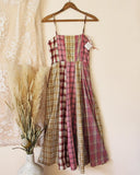 Sweet Plaid Maxi Dress: Alternate View #1
