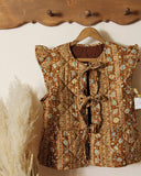 Russet Quilted Vest: Alternate View #2