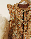 Russet Quilted Vest: Alternate View #3