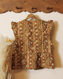 Russet Quilted Vest: Alternate View #4