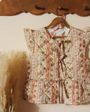 Russet Quilted Vest in Pink: Alternate View #2