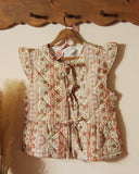 Russet Quilted Vest in Pink: Alternate View #6