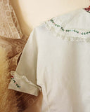 Vintage 1950's French Blouse: Alternate View #5