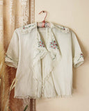 Vintage 1950's French Blouse: Alternate View #1