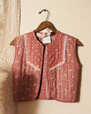 Vintage Quilted Vest & Jacket Set: Alternate View #4