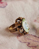 Vintage Dried Florals Ring: Alternate View #3