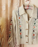 Vintage Fleur Toggle Sweater: Alternate View #2