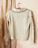 Vintage Fleur Toggle Sweater: Alternate View #4