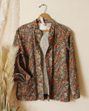 Vintage Floral Jacket: Alternate View #1