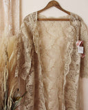 Vintage Lace Duster: Alternate View #2