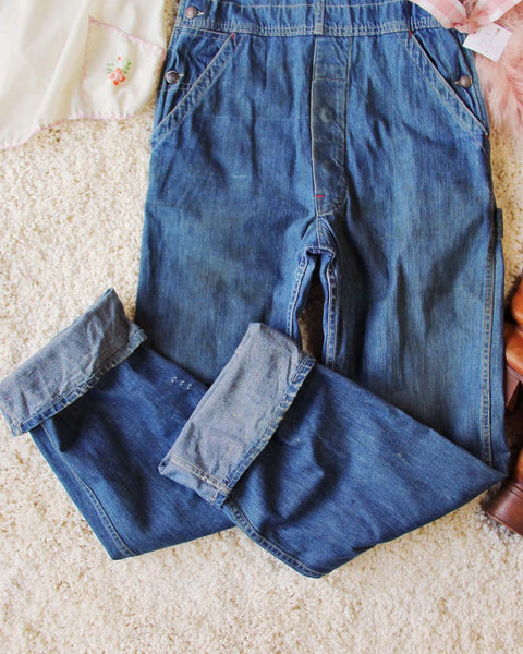 Vintage Sanforized Overalls, Sweet Vintage Overalls from