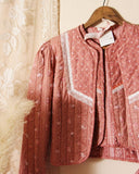 Vintage Quilted Vest & Jacket Set: Alternate View #2