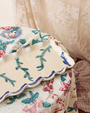 Vintage Ruffle Pottery Tray: Alternate View #4