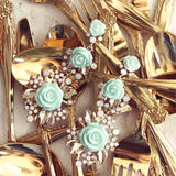 Cherie Glittering Earrings: Alternate View #1